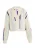 IZIA Vest Dames Wol Wit Veelkleurig