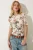Bloempatroon Half Turtleneck Blouse