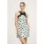 Motivi Polka Dot Patterned Mini Dress With Bow Aquamarine