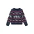 s.Oliver gebreide trui met print – donkerblauw