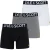 Lyle & Scott – Set van 3 modieuze zwembroeken in zwart
