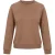 TRENDYOLMİLLA Dames Bruin Effen Lang Relaxed fit Sweatshirts