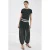 Mango top met stippen zwart