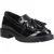 Hush Puppies Abigail Patent Senior Meisjes Zwarte Leren Mocassins