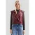 QS donkerrood gilet van imitatieleer