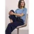 Shirt met ronde hals en contrasterende details