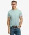 Klassiek Katoenen Linnen T-shirt met Zak Blue
