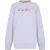 Diadora Dames-sweatshirt met geribde boorden, normale pasvorm en lange mouwen (Grind)