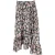 Maje midi-rok met paisleyprint en ruches in veelkleurig polyester