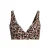 BEACHWAVE voorgevormde push-up bikinitop beige/zwart
