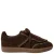 Sofie Schnoor girls suède sneakers met ruches – donkerbruin