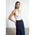Mouwloze Col Trui Met Strikblouse