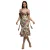 Jurk van jacquard mousseline dames Goddiva Midi