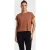Summum Woman Top Boxy Washed Modal Pique Cacao