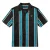 Fred Perry Heren Gestreept Revere Kraag Shirt (Zwart/Blauw)