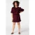 MS Mode skort Plus Size – donkerrood