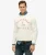 Lo-fi Outdoors Relaxed Sweatshirt met Ronde Hals Crème