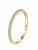Dear Me Ring ‘Eternity’  goud / transparant