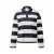 Gestreepte sweatshirt met polokraag en verlengd achterpand dames s.Oliver