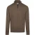 McGregor Cable Zip Mock Sweater Chocolate Brown