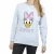 Disney Dames/Dames Sweatshirt met Daisy Eend Gezicht (Heide Grijs)