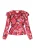 IZIA Blouse  oranje / magenta / zwart / wit