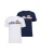 ELLESSE Shirt ‘Prado’  navy / oranje / rood / wit