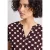 Street One Dames Blouse met losse schouders en gespleten hals in Rood