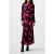 French Connection Foliage Chiara Tie Knot Nk Drs Blackout Multi