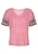 VIVANCE Slaapshirt ‘Dreams’  framboos / zwart / wit