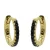 KARMA Jewelry gold plated oorbellen Basic Black