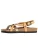 Bayton Sandaal ‘Kari’  camel / goud