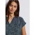 Street One Dames Minimal print blouse shirt in Blauw