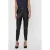 VERO MODA legging met leather look zwart