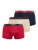Emporio Armani Boxershorts  beige / navy / rood