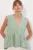V-hals Knoploze Mouwloze Blouse