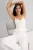 TRENDYOLMİLLA Dames Ecru Effen Mouwloos Getailleerd Blouses