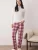 Trendyol Pyjama  bourgogne / wit