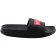 Levis Slippers met vleermuisvleugel-logo voor jongens (Zwart)