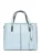 Anna Luchini Turquoise Rundleer Tas