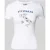 REVIEW slim fit T-shirt met motiefprint en ronde hals