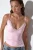 Aansluitend Gevoerd Camisole Top Met Borduursel