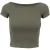 Urban Classics Dames geribd off shoulder t-shirt