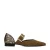 Manfield suède loafers donkergroen/goud