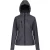 Regatta Dames/Dames Venturer 3 Layer Hooded Soft Shell Jacket (Afdichting Grijs/Zwart)
