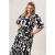 Miss Etam Plus midi jurk zwart