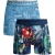 Muchachomalo Heren 2-pack boxerhorts blue