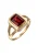 ELLI Ring ‘Edelstein’  rood