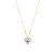 Luxeketting in 925 sterlingzilver en 18k goudfinish wit parelmoer – Limy