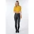 EsQualo Sweater Basic Gathering S/slve Mustard